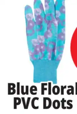 Ocean State Job Lot Blue Floral PVC Dots offer