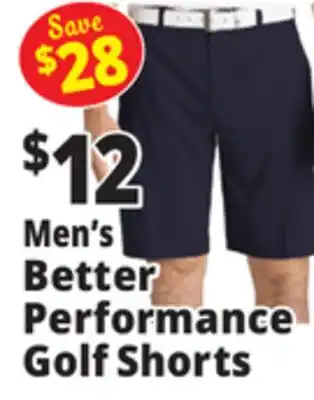 Ocean State Job Lot Men's Better Performance Golf Shorts offer