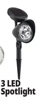 Ocean State Job Lot Outdoor Living Accents Solar LED Spotlight 12.5 offer