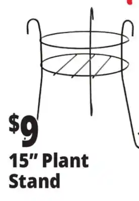 Ocean State Job Lot Black Plant Stand 15 offer