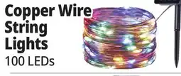 Ocean State Job Lot Solar LED String Lights 39' offer