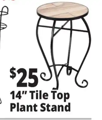 Ocean State Job Lot 14 Tile Top Plant Stand offer