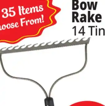 Ocean State Job Lot Tiller & Rowe Fiberglass Handle Bow Rake offer