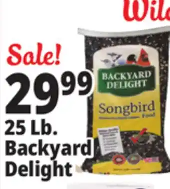 Ocean State Job Lot Backyard Delight Songbird Food 25 lbs offer