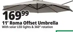 Ocean State Job Lot 11' Roma Offset Umbrella offer