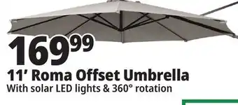 Ocean State Job Lot 11' Roma Offset Umbrella offer