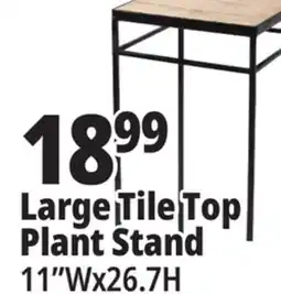 Ocean State Job Lot Large Tile Top Plant Stand offer