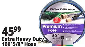 Ocean State Job Lot Tiller & Rowe Premium Extra Heavy-Duty 5/8 Garden Hose 100' offer