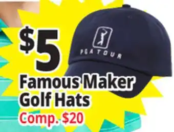 Ocean State Job Lot Famous Maker Golf Hats offer