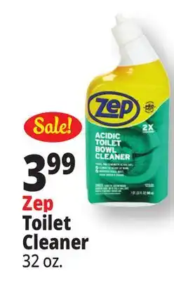 Ocean State Job Lot ZEP Acidic Toilet Bowl Cleaner 32 oz offer