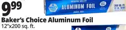 Ocean State Job Lot Baker's Choice Premium Quality Aluminum Foil Jumbo Roll 200 sq ft offer