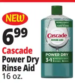 Ocean State Job Lot Cascade Rinse Aid 16 oz offer