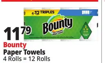 Ocean State Job Lot Bounty Paper Towels offer