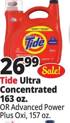 Ocean State Job Lot Tide Ultra Concentrated Original Laundry Detergent 163 oz offer