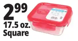 Ocean State Job Lot Glass Food Storage Container 19 oz offer