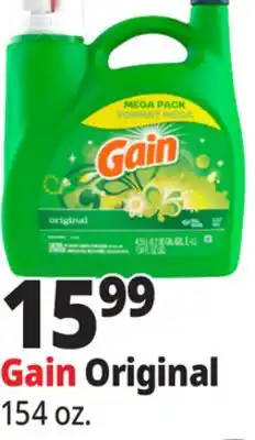 Ocean State Job Lot Gain + Aroma Boost Original Laundry Detergent 154 oz offer