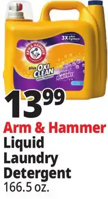 Ocean State Job Lot Arm & Hammer Liquid Laundry Detergent offer