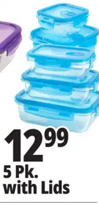 Ocean State Job Lot Superior Gourmet Glass Food Containers with Lids 10 Piece Set offer