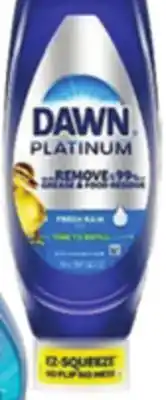 Ocean State Job Lot Dawn Platinum Plus Power wash Dish Spray 16 oz offer