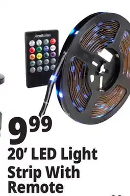 Ocean State Job Lot 20' LED Light Strip With Remote offer