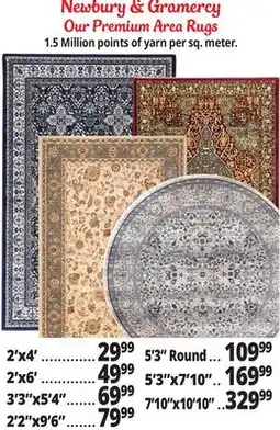 Ocean State Job Lot Newbury & Gramercy Our Premium Area Rugs offer