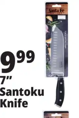 Ocean State Job Lot Santa Fe Professional Grade 7-Inch Santoku Knife offer