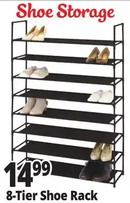 Ocean State Job Lot 8-Tier Shoe Rack offer