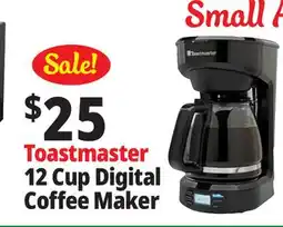 Ocean State Job Lot Toastmaster Digital Coffee Maker 12 Cup offer