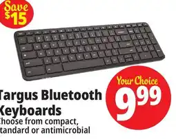 Ocean State Job Lot Targus Midsize Multi-Device Bluetooth Wireless Keyboard Blue offer