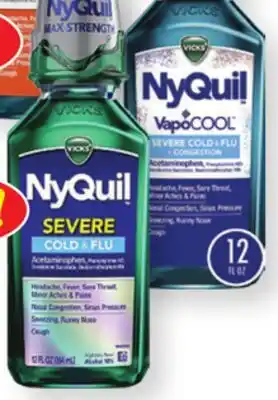 Ocean State Job Lot Vicks Nyquil Severe Cold & Flu offer