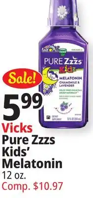 Ocean State Job Lot Vicks Pure Zzzs Kids' Melatonin offer