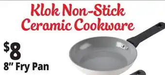 Ocean State Job Lot Klok Non-Stick Ceramic Cookware 8 Fry Pan offer