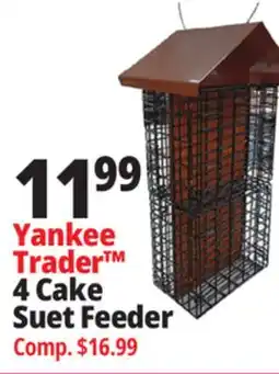 Ocean State Job Lot Yankee Trader 4 Cake Suet Feeder offer