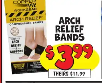 Ollie's COPPER ARCH RELIEF BANDS offer