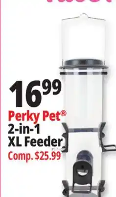 Ocean State Job Lot Perky-Pet 2-In-1 XL Bird Feeder offer