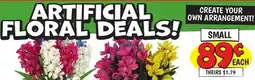 Ollie's ARTIFICIAL FLORAL DEALS! offer