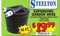 Ollie's STEELTON EXPANDING GARDEN HOSE offer