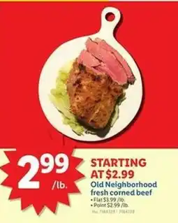 Lidl Old Neighborhood fresh corned beef offer