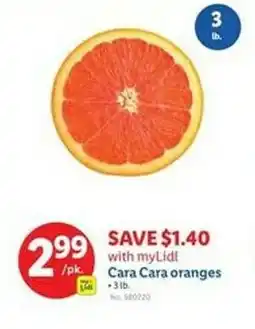 Lidl Cara Cara oranges offer