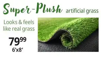 Ocean State Job Lot Super-Plush artificial grass offer