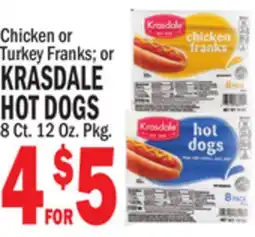 Bravo Supermarkets KRASDALE HOT DOGS offer