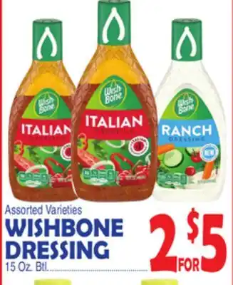 Bravo Supermarkets WISHBONE DRESSING offer