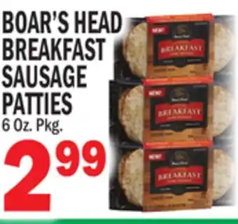 Bravo Supermarkets BOAR'S HEAD BREAKFAST SAUSAGE offer