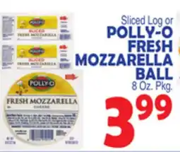 Bravo Supermarkets POLLY-O FRESH MOZZARELLA BALL offer