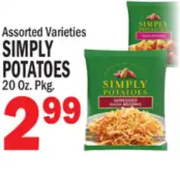 Bravo Supermarkets SIMPLY POTATOES offer