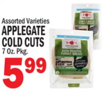 Bravo Supermarkets APPLEGATE COLD CUTS offer