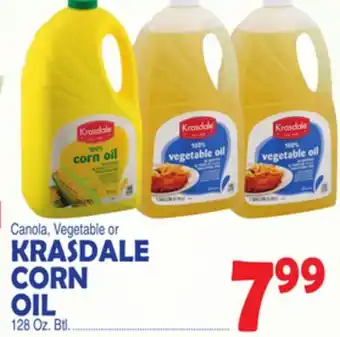 Bravo Supermarkets KRASDALE CORN OIL offer