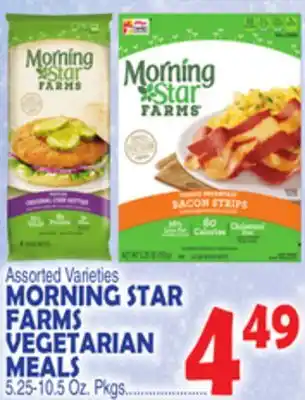 Bravo Supermarkets MORNING STAR FARMS VEGETARIAN MEALS offer