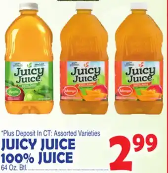 Bravo Supermarkets JUICY JUICE 100% JUICE offer