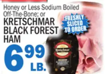 Bravo Supermarkets KRETSCHMAR BLACK FOREST HAM offer